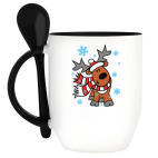 Кружка с ложкой