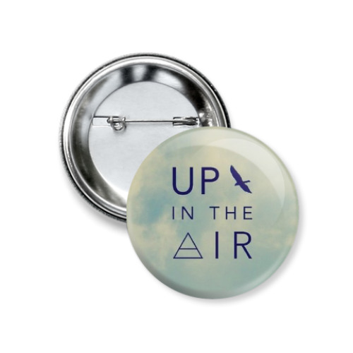 Значок 37мм с принтом Up In The Air|30STeconds to Mars