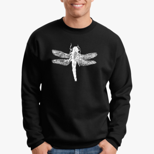 Свитшот с принтом Стрекоза