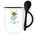 Кружка с ложкой