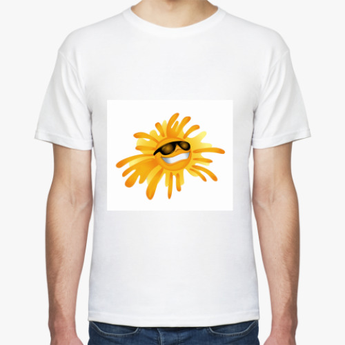 Футболка с принтом Солнышко