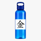 Прозрачная спортивная бутылка