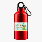 Металлическая бутылка 400 мл UV-DTF