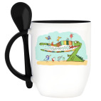 Кружка с ложкой