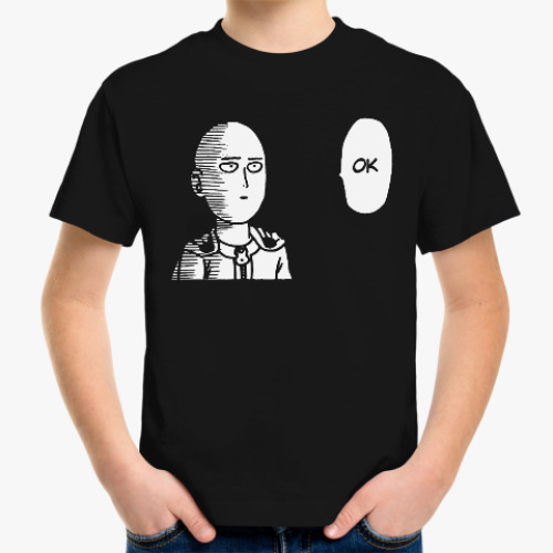 Детская футболка с принтом Ванпанчмен