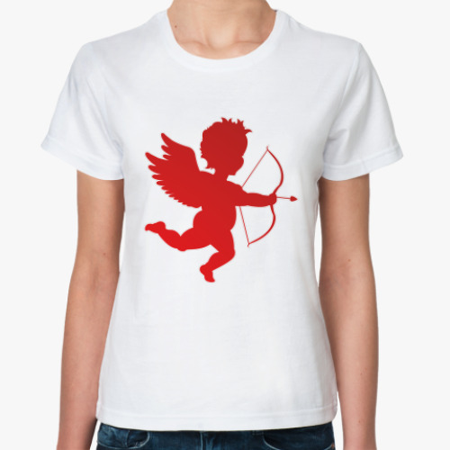 Классическая футболка с принтом Амур