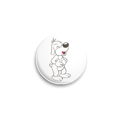 Значок 25мм с принтом Хаха