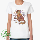 Женская футболка органик