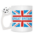 Кружка с футбольным мячиком