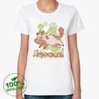 Женская футболка органик