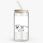 Банка с бамбуковой крышкой