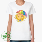 Женская футболка органик