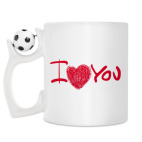 Кружка с футбольным мячиком