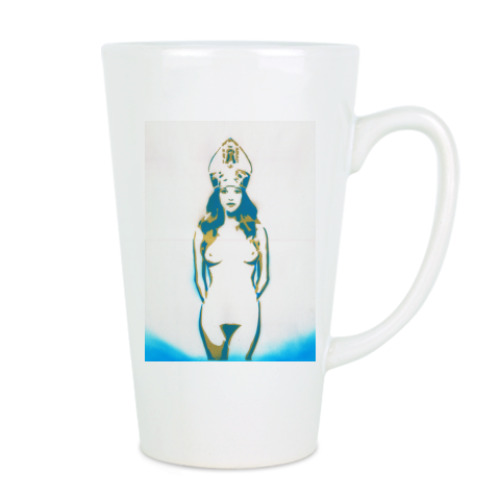 Чашка Латте с принтом Сексуальная девушка