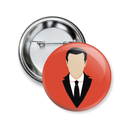 Значок 50мм с принтом Moriarty/Мориарти