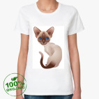 Женская футболка органик