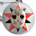 Лепромаска на сером