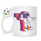 Кружка с футбольным мячиком