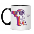 Кружка двухцветная