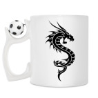 Кружка с футбольным мячиком