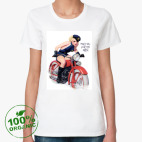 Женская футболка органик