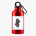 Металлическая бутылка 400 мл UV-DTF