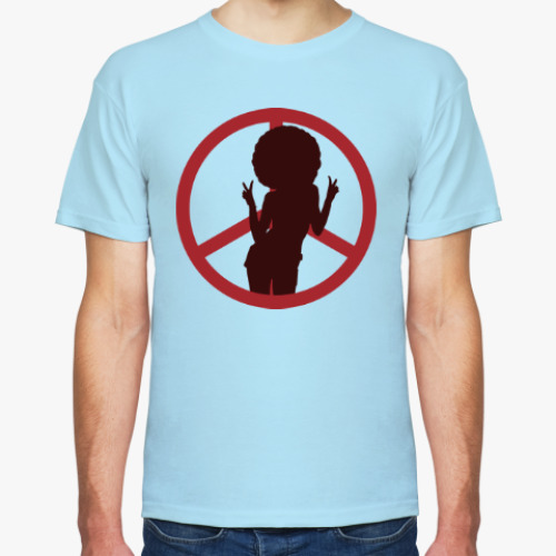 Футболка с принтом Афро-Мир