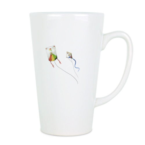 Чашка Латте с принтом С Новым Годом!