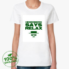 Женская футболка органик