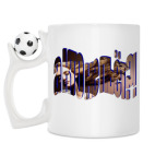 Кружка с футбольным мячиком