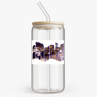 Банка с бамбуковой крышкой