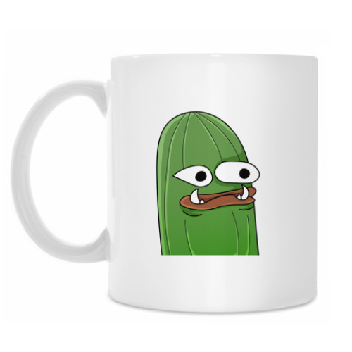 Кружка с принтом Umbralumen Мем Орк Огурец
