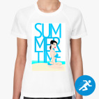 Женская спортивная футболка