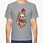 Death before Chastity (череп, нож, сердце)