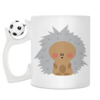 Кружка с футбольным мячиком