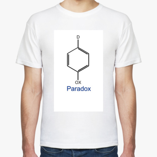 Футболка с принтом Paradox