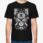 Классическая футболка Мужская футболка, черная