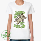 Женская футболка органик