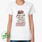 Женская футболка органик