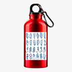 Металлическая бутылка 400 мл UV-DTF