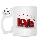 Кружка с футбольным мячиком
