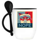 Кружка с ложкой