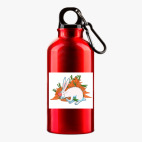 Металлическая бутылка 400 мл UV-DTF