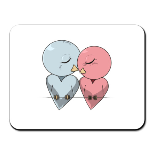 Коврик для мыши с принтом Птички