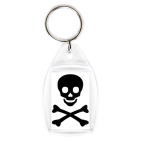 Брелок 4.2 x 2.9 см  Череп