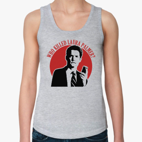 Женская майка с принтом Twin Peaks Dale Cooper