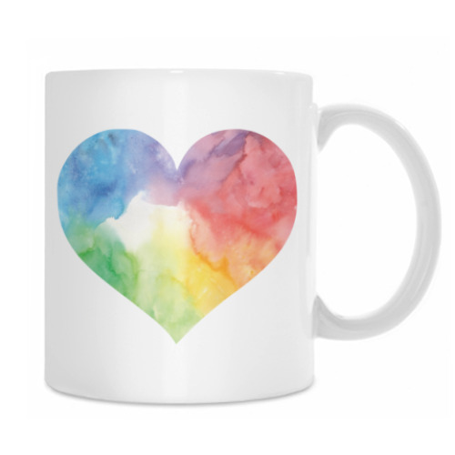 Кружка с принтом Сердце