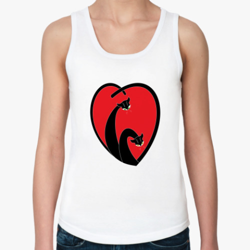 Женская майка с принтом коты