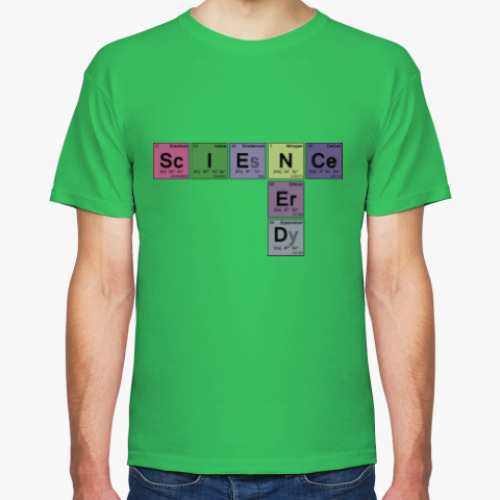 Футболка с принтом Science Nerd