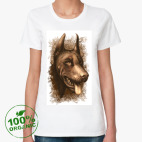 Женская футболка органик